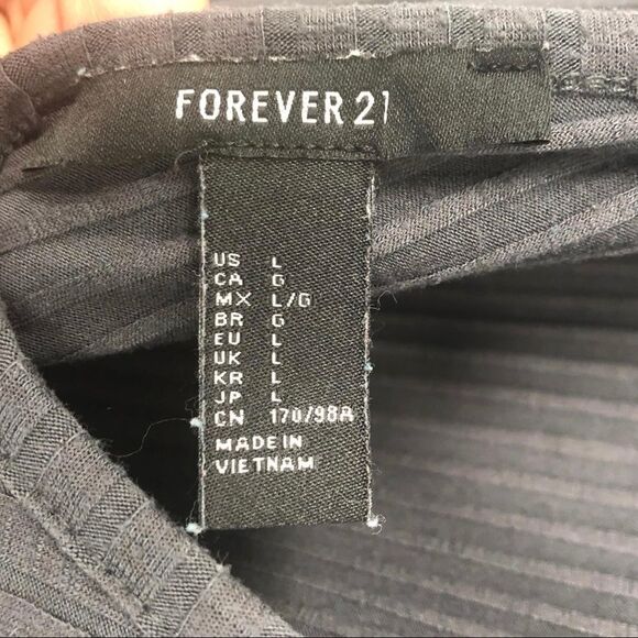 Forever 21 Dark Grey Tunic Dress Plunge Neck/Back - Picture 3 of 5